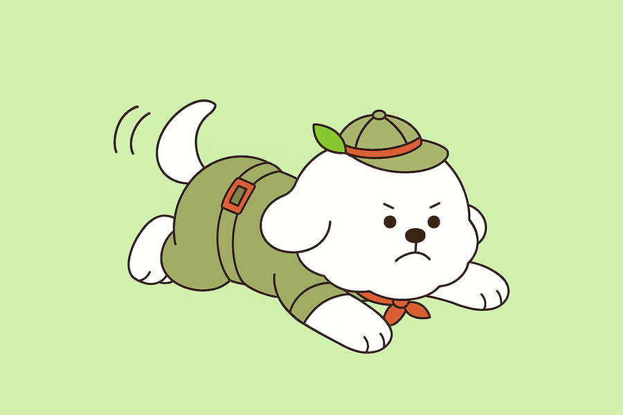 8. 꼬리를 뻣뻣하게 흔들 때 8. 꼬리를 뻣뻣하게 흔들 때