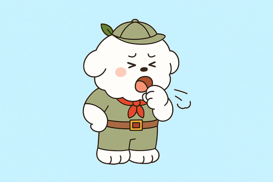 강아지 헥헥거림 강아지 헥헥거림