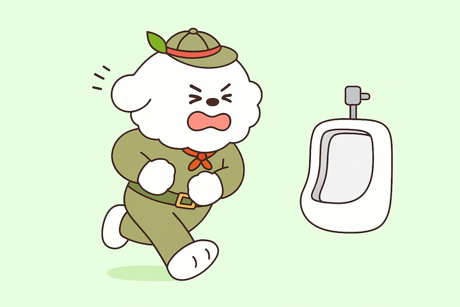 강아지 오줌