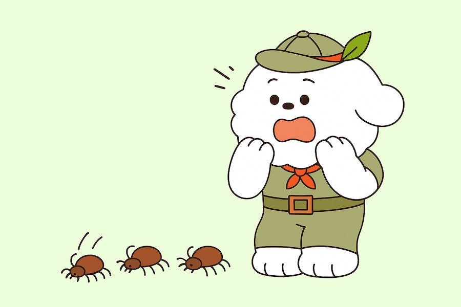 강아지 진드기