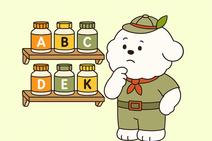 강아지 비타민 종류 별 효능, 급여 노하우, 주의사항 강아지 비타민 종류 별 효능, 급여 노하우, 주의사항