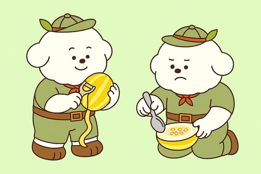 강아지 참외껍질 먹어도 되나요? 강아지 참외껍질 먹어도 되나요?